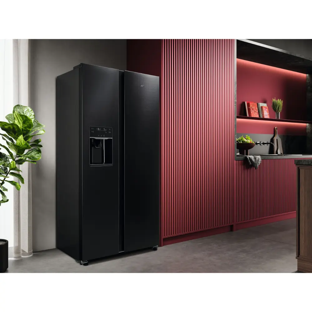 Frigorífico Americano AEG - 573L - NoFrost - Side-by-Side Preto - ORX9V351DB - Image 5