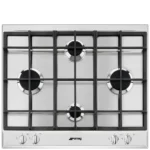 Placa a Gás Smeg Selezione - 60cm - 4 Queimadores - Inox - P260XGH