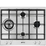 Placa a Gás Smeg Selezione - 60cm - 4 Queimadores - Inox - P261XGH