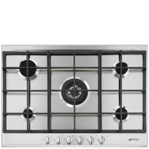 Placa a Gás Smeg Selezione - 72cm - 5 Queimadores - Inox - P272XGH