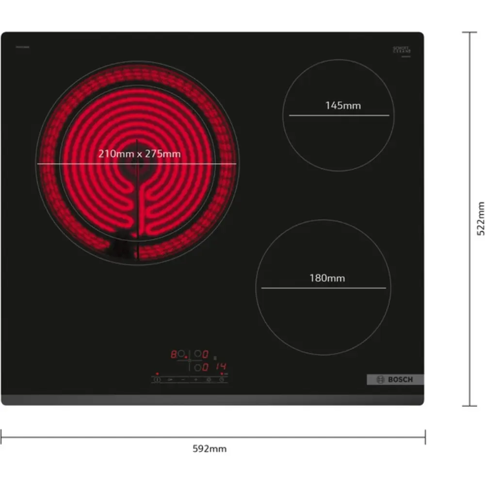 Placa Bosch Vitrocerâmica PKK631BB8E - Image 2