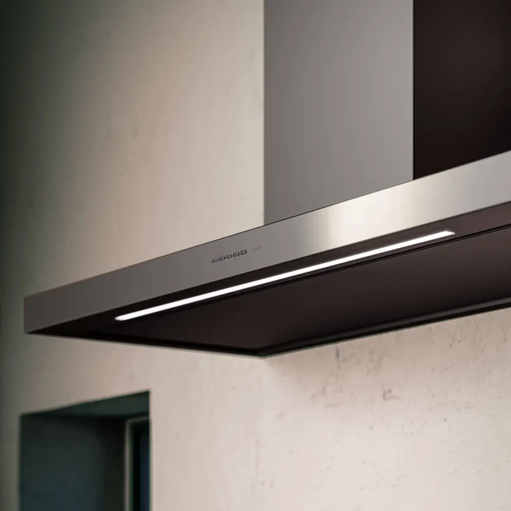 Exaustor Falmec Plane Plus NRS - Ilha - 90 cm - Preto - 800 m3/h - Image 3