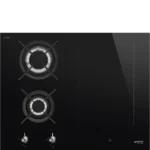 Placa Mista Smeg Classica (Indução e Gás) - 65cm - Preto - PM3643D