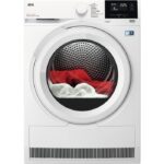 Máquina de Secar Roupa AEG - 8kg - Bomba de Calor - Série 8000 AbsoluteCare - TR818A2OB