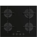 Placa a Gás Smeg Selezione - 60cm - 4 Queimadores - Vidro Preto - PV264B