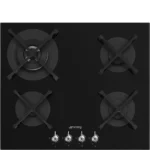 Placa a Gás Smeg Classica - 60cm - 4 Queimadores - Vidro Preto - PV364N
