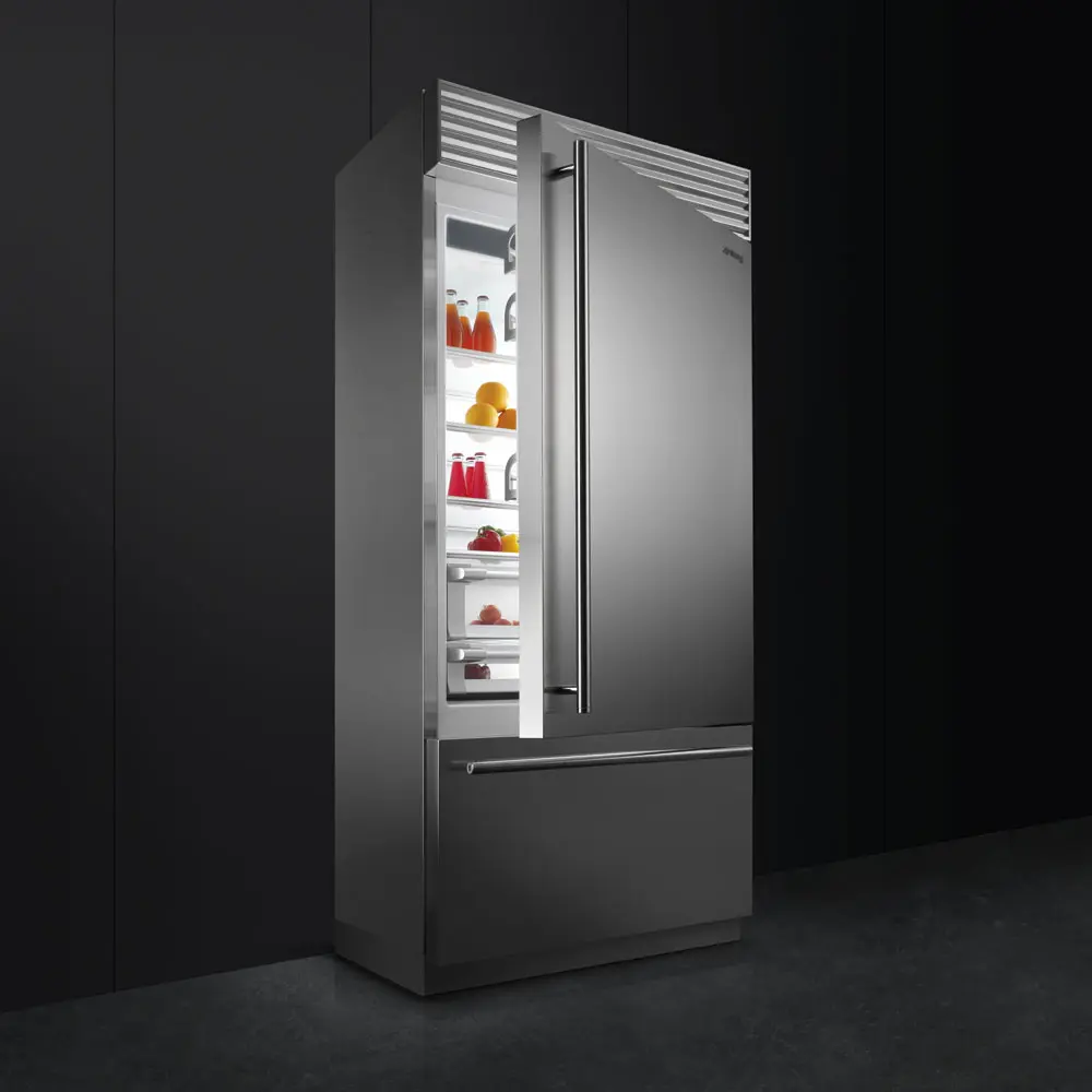 Frigorífico Combinado Smeg XXL - 90cm Largura (2.20m Altura) - Série Clássica Inox - RF396RSIX - Image 3