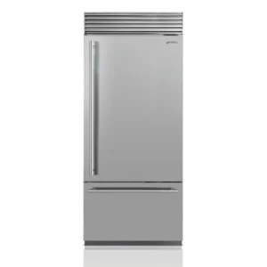 Frigorífico Combinado Smeg XXL - 90cm Largura (2.20m Altura) - Série Clássica Inox - RF396RSIX