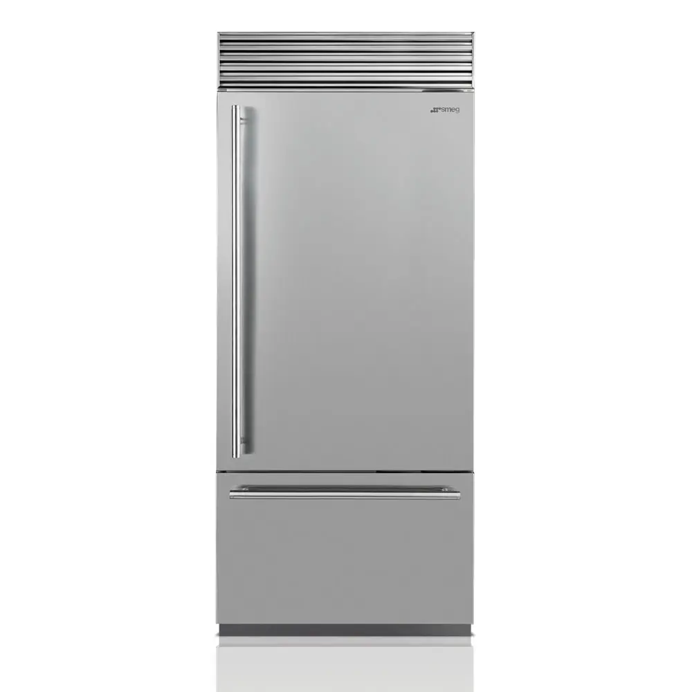 Frigorífico Combinado Smeg XXL - 90cm Largura (2.20m Altura) - Série Clássica Inox - RF396RSIX