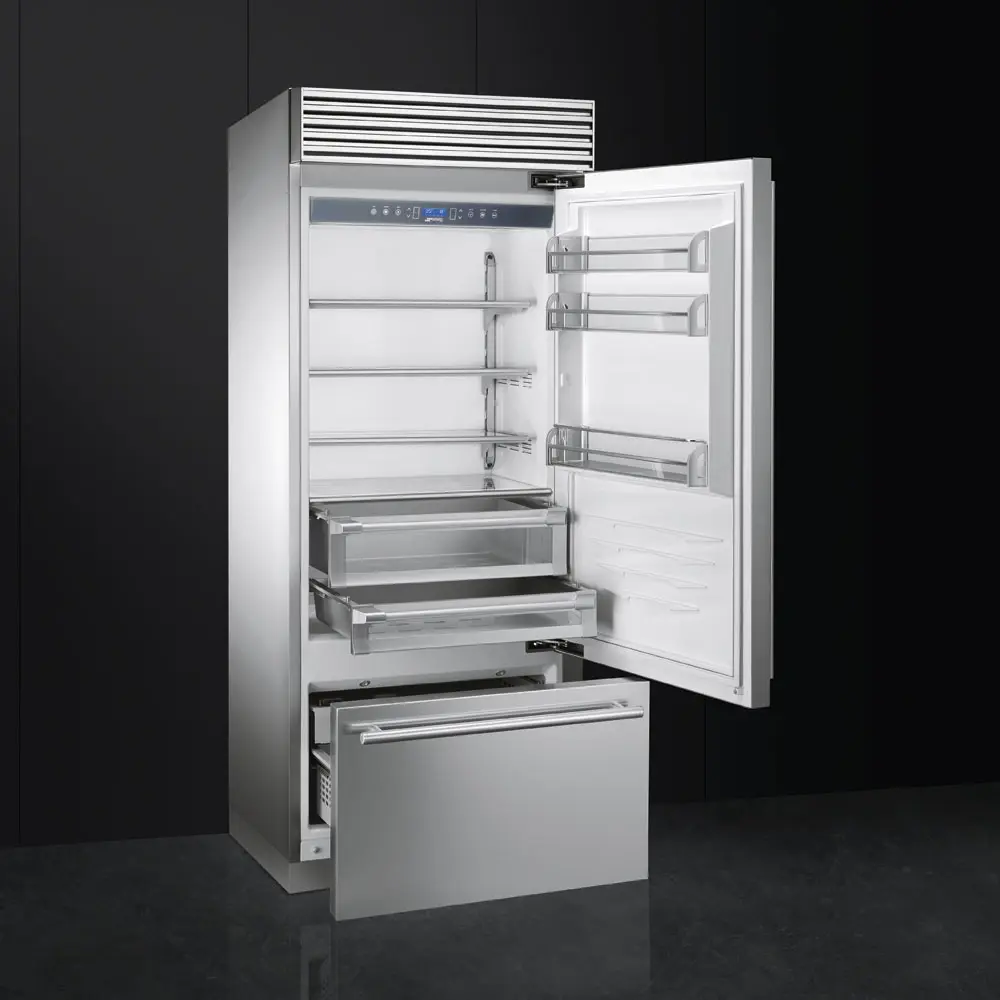 Frigorífico Combinado Smeg XXL - 90cm Largura (2.20m Altura) - Série Clássica Inox - RF396RSIX - Image 2