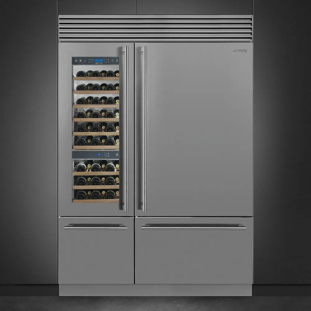 Frigorífico Combinado Smeg XXL - 90cm Largura (2.20m Altura) - Série Clássica Inox - RF396RSIX - Image 10
