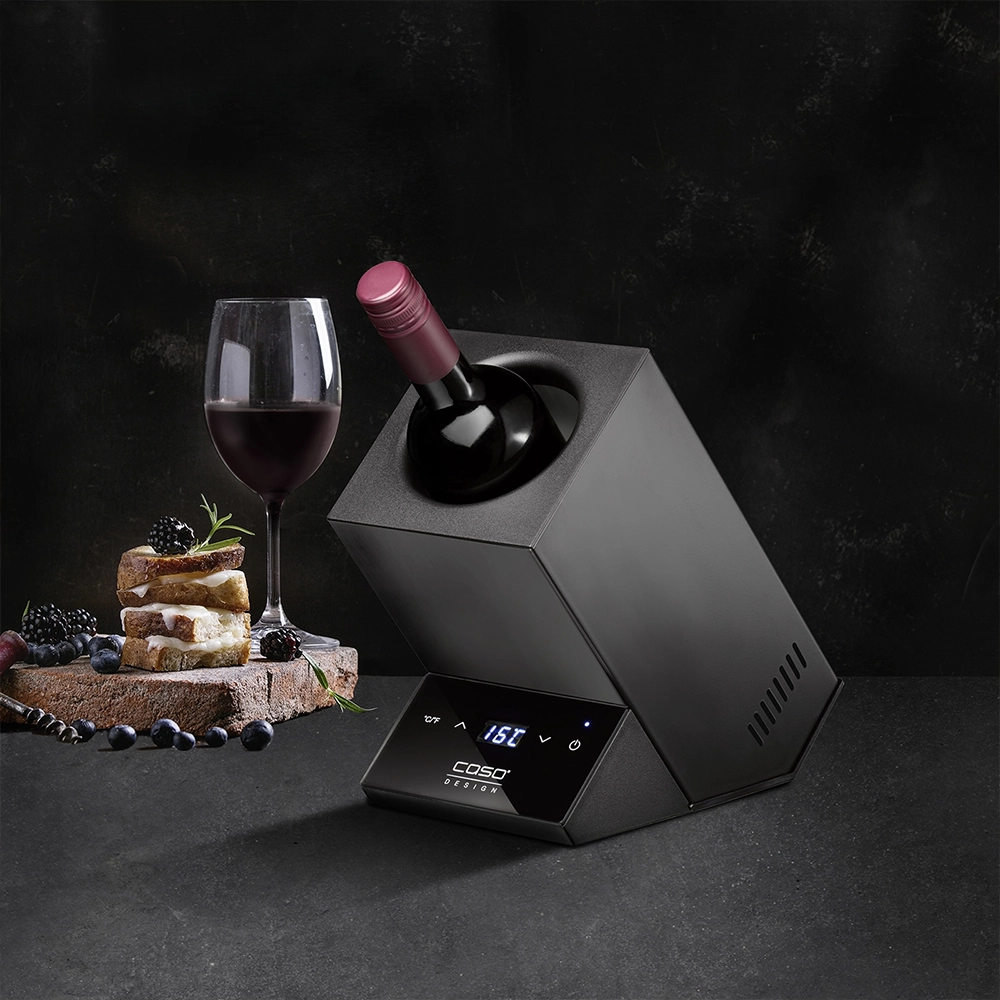Refrigerador de Vinho Individual (Mesa) Caso Design - WineCase One Black - Image 2