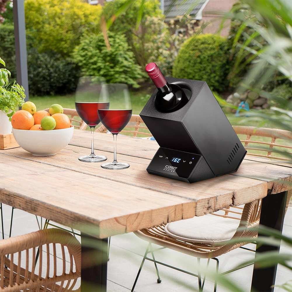 Refrigerador de Vinho Individual (Mesa) Caso Design - WineCase One Black - Image 3