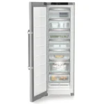Congelador Vertical Liebherr - 185cm - NoFrost - SteelFinish (Inox) - Com IceMaker - SFNsdd 5237