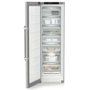 Congelador Vertical Liebherr - 185cm - NoFrost - SteelFinish (Inox) - Com IceMaker - SFNsdd 5237