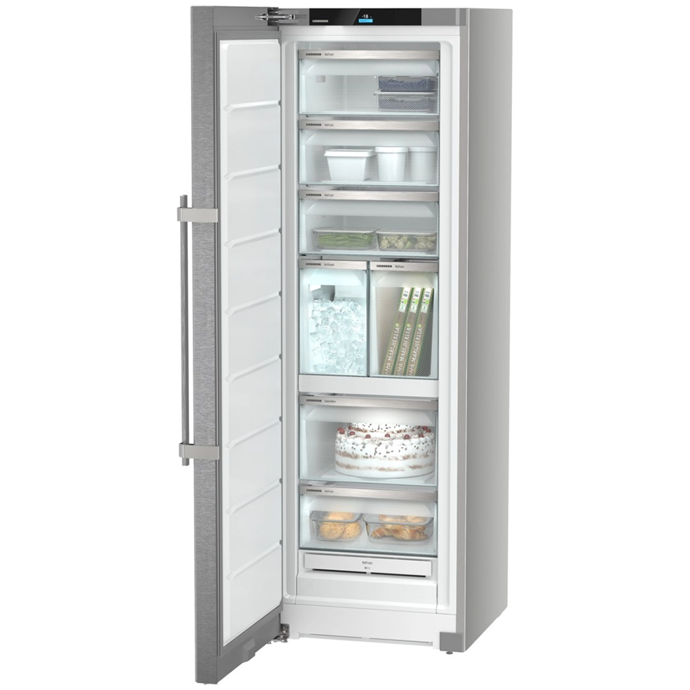 Congelador Vertical Liebherr - 185cm - NoFrost (Side-by-Side Ready) - SteelFinish (Inox) - SFNsdd 5267