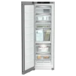 Congelador Vertical Liebherr - 185cm - NoFrost - SteelFinish (Inox) - Com IceMaker - SFNsfd 5247