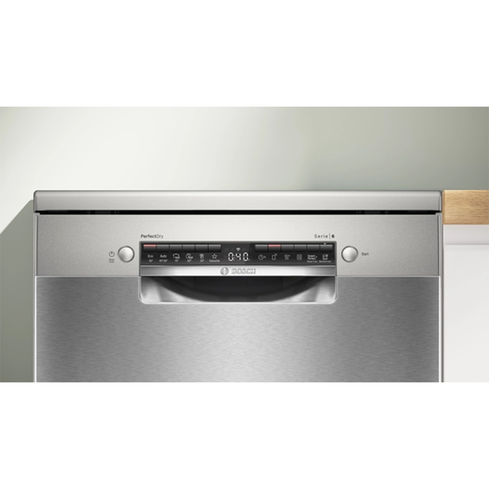 Máquina de Lavar Loiça Bosch SMS6ZCI10E - Livre Instalação - 60cm - Inox - Classe B - Image 4