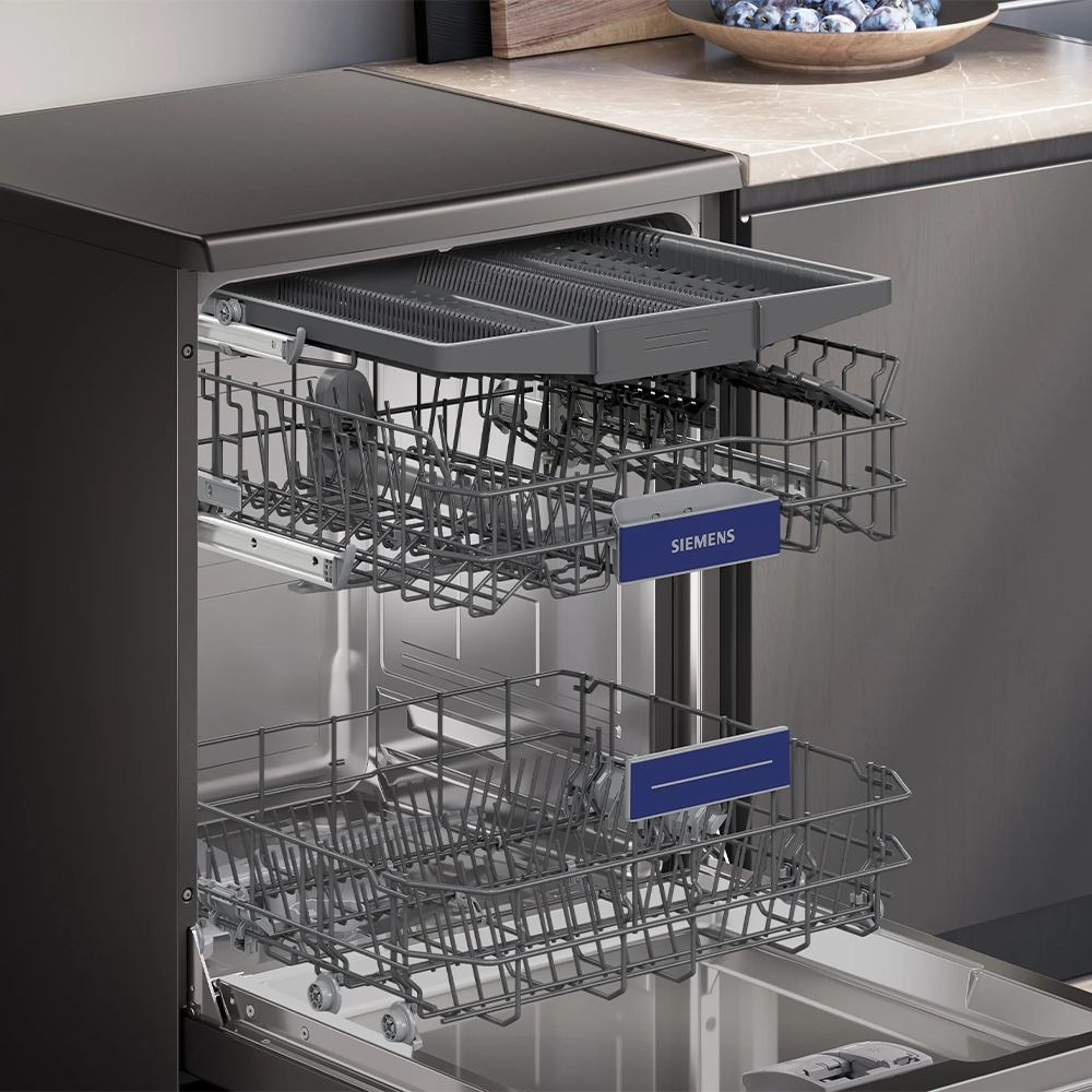 Máquina de Lavar Loiça Siemens SN23EC03ME - Livre Instalação - 60cm - Inox - Classe B - Image 2