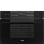 Forno com Microondas Smeg SO4102M1B3 - Linea, Preto,60x45cm
