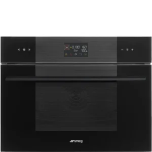 Forno com Microondas Smeg SO4102M1B3 - Linea, Preto,60x45cm