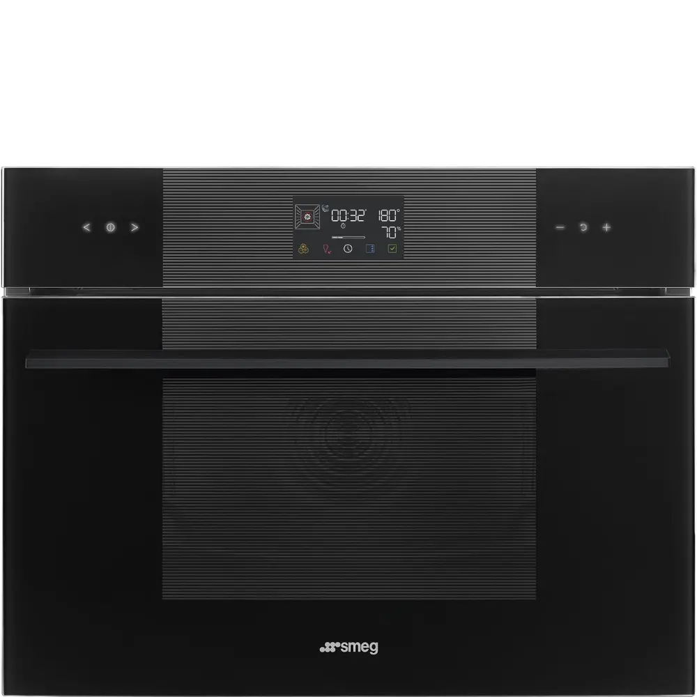 Forno Steam100 Smeg SO4102S3B3 - Linea, Preto, 60x45cm, A++