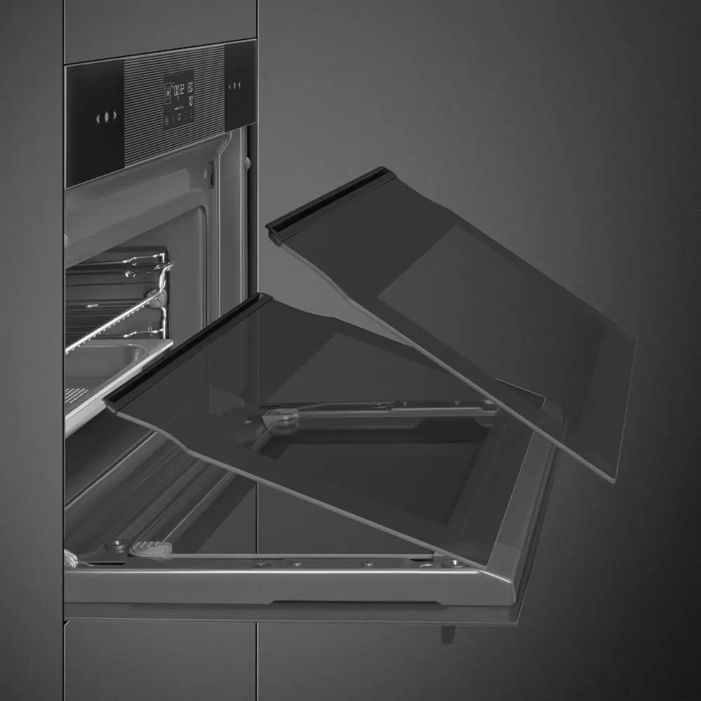 Forno Steam100 Smeg SO4102S3B3 - Linea, Preto, 60x45cm, A++ - Image 9