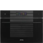Forno OmniChef Smeg SO4106WAPB3 - Linea, Preto, 60x45, Connect