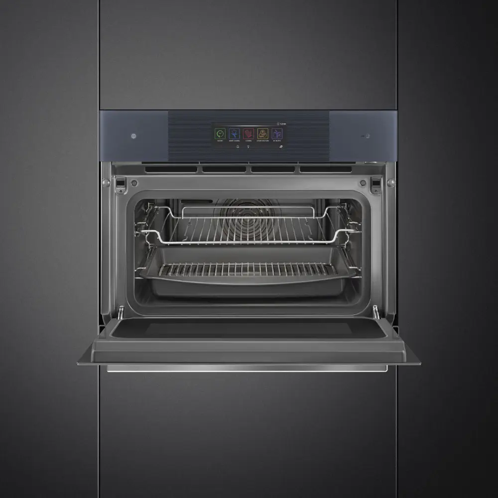 Forno OmniChef Smeg SO4106WAPG - Linea, Neptune Grey, 60x45, Connec - Image 2