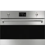 Forno com Microondas Smeg SO4302M1X - Classica, Inox,60x45cm