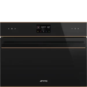 Forno com Microondas Smeg SO4602M1NR - DSN, Preto,60x45cm