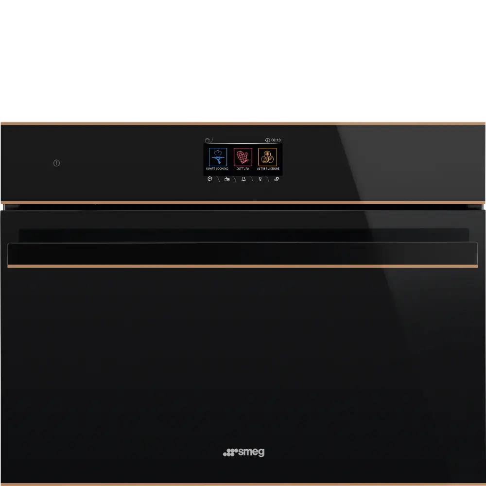 Forno Steam100Pro Smeg SO4604S4PNR - DSN, Preto, 60x45cm, A++