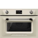 Forno com Microondas Smeg SO4902M1P - Victoria, Creme, 60x45cm