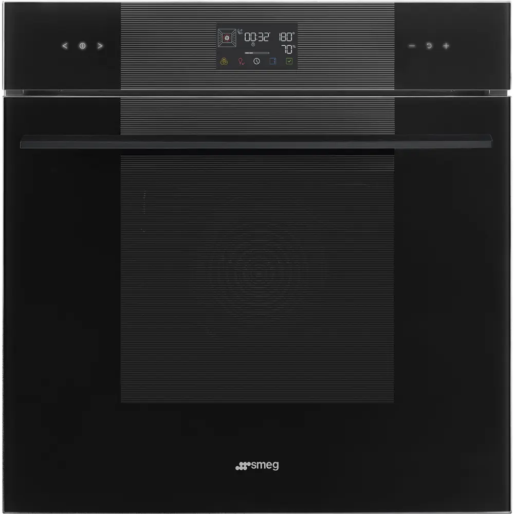 Forno Steam100 Smeg SO6102S3PB3 - Linea, Preto, 60x60cm, A++