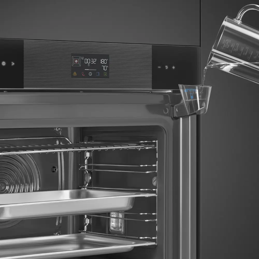 Forno Steam100 Smeg SO6102S3PB3 - Linea, Preto, 60x60cm, A++ - Image 5