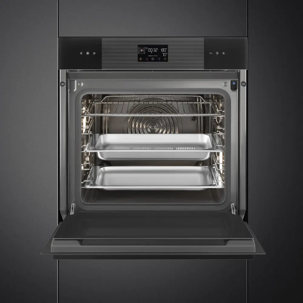 Forno Steam100 Smeg SO6102S3PB3 - Linea, Preto, 60x60cm, A++ - Image 3