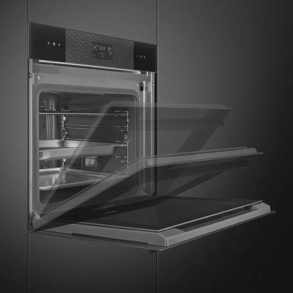 Forno Steam100 Smeg SO6102S3PB3 - Linea, Preto, 60x60cm, A++ - Image 10