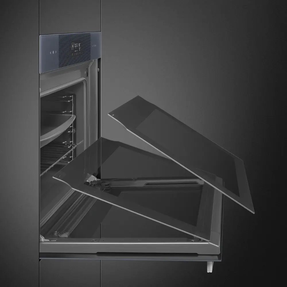 Forno Steam100 Smeg SO6102S3PG - Linea, Neptune Grey, 60x60cm, A++ - Image 4