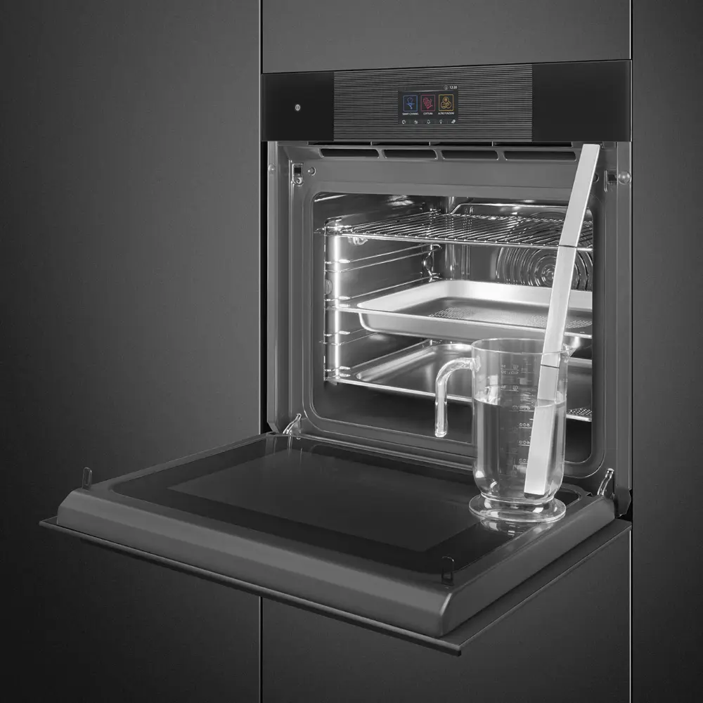 Forno OmniChef Smeg SO6104APB3 - Linea, Preto, 60x60cm - Image 2