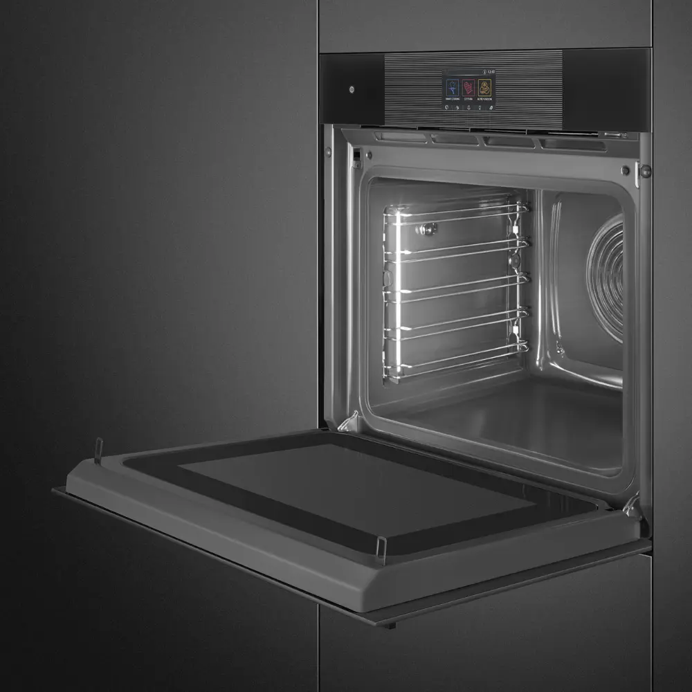 Forno OmniChef Smeg SO6104APB3 - Linea, Preto, 60x60cm - Image 4