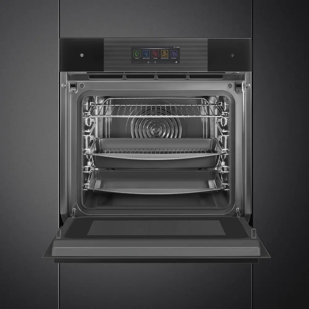 Forno OmniChef Smeg SO6106WAPB3 - Linea, Preto, 60x60cm, Connect - Image 6