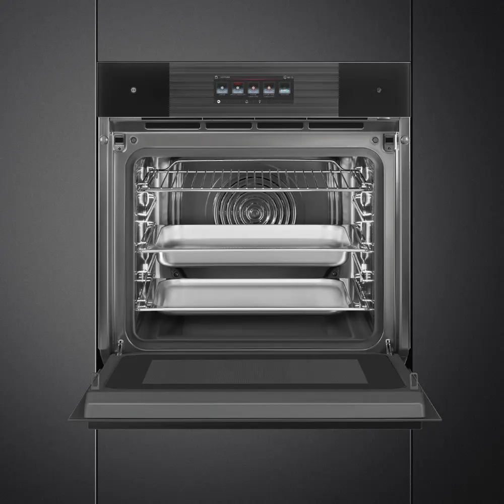 Forno OmniChef Smeg SO6106WAPB3 - Linea, Preto, 60x60cm, Connect - Image 7