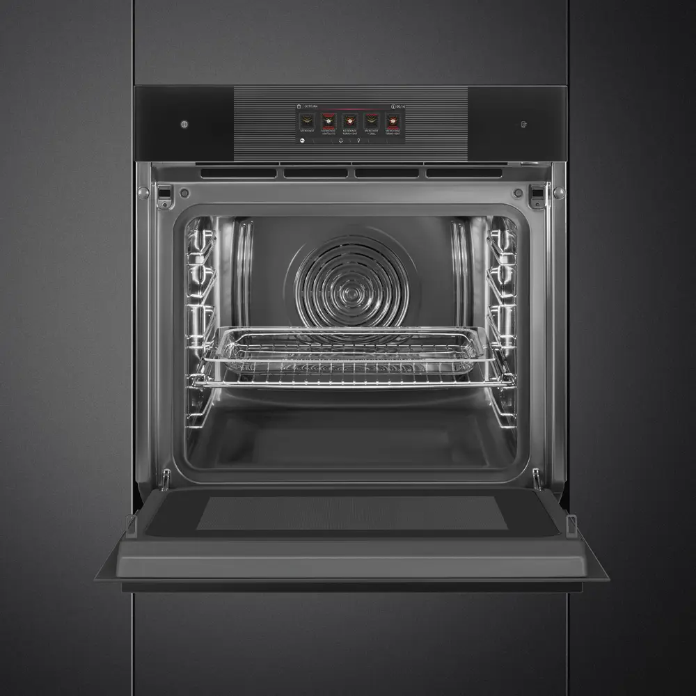 Forno OmniChef Smeg SO6106WAPB3 - Linea, Preto, 60x60cm, Connect - Image 3