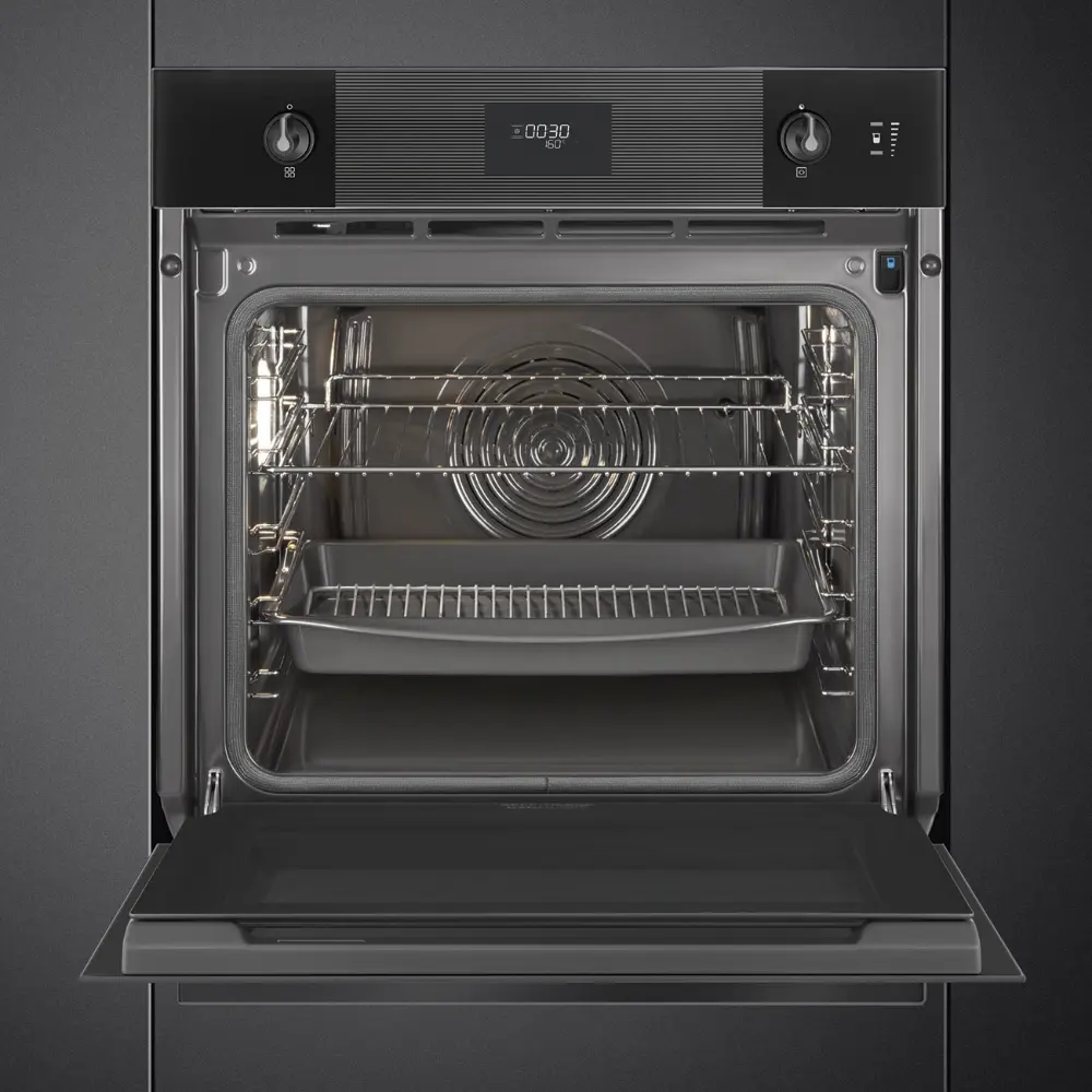 Forno Piro Steam Smeg SOP6101S2B3 - Linea, Preto, 60x60cm, A+ - Image 3