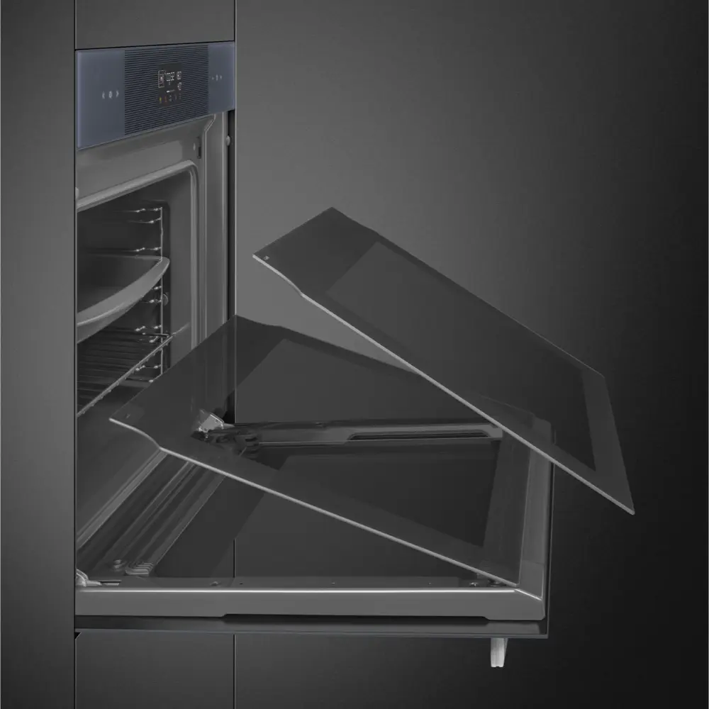 Forno Piro Steam Smeg SOP6102S2PG - Linea, Neptune Grey, 60x60cm, A+ - Image 9