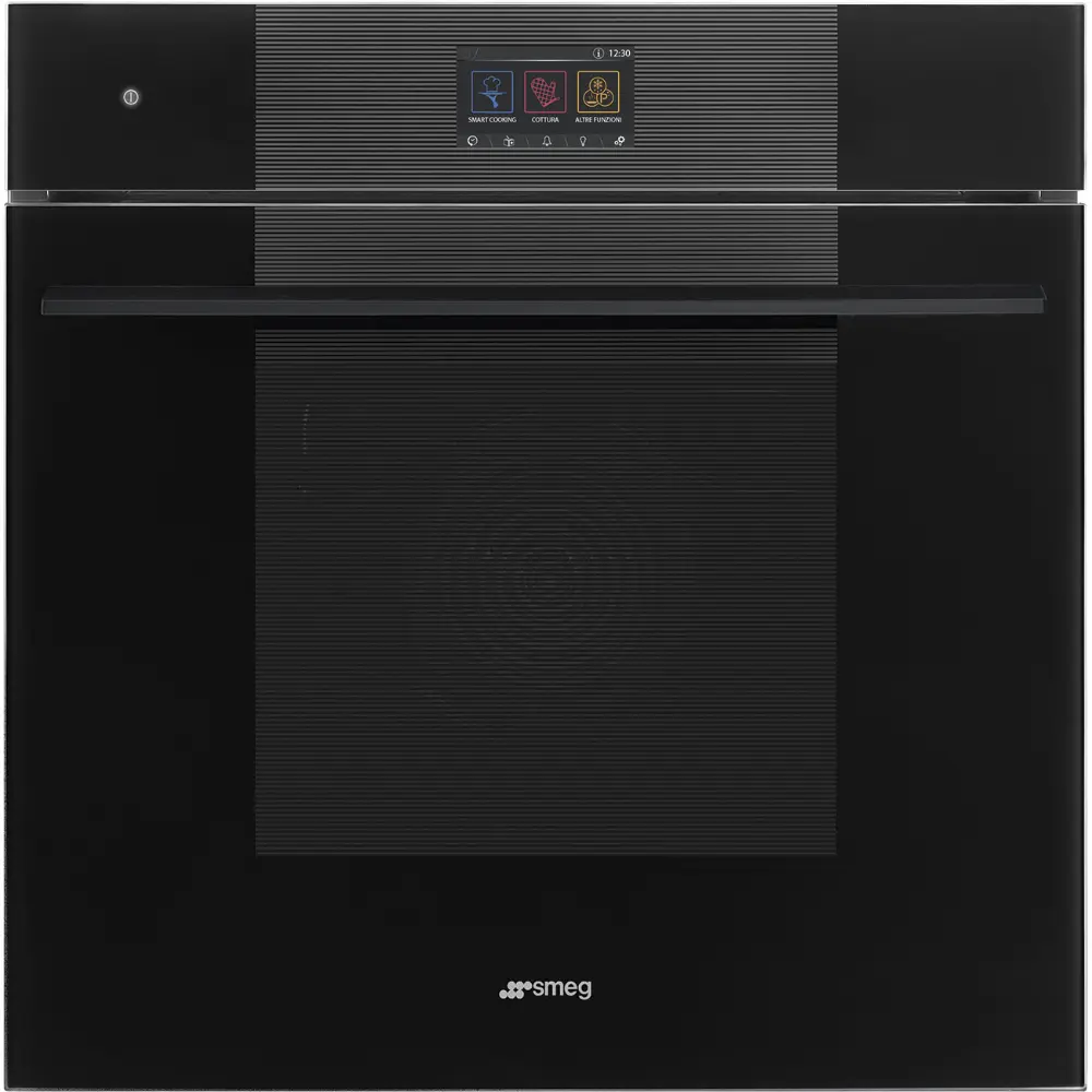 Forno Piro Steam Smeg SOP6104S2PB3 - Linea, Preto, 60x60cm, A+