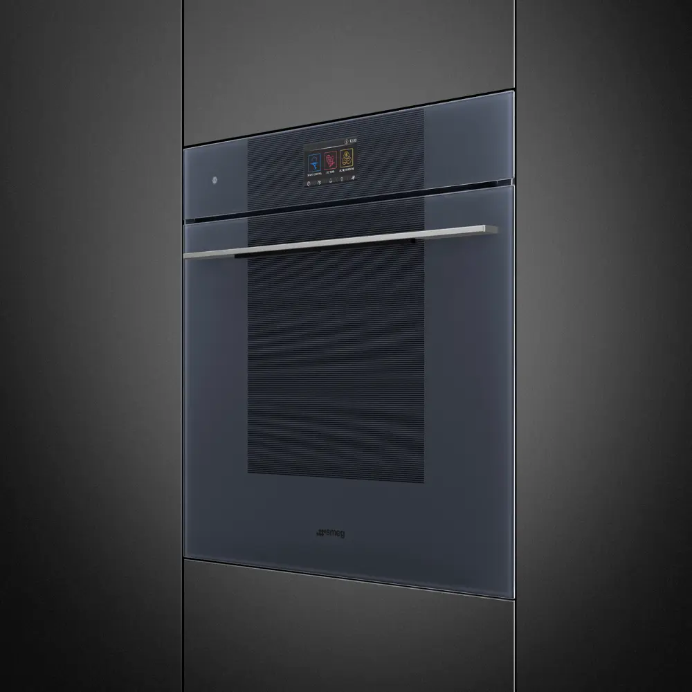 Forno Piro Steam Smeg SOP6104S2PG - Linea, Neptune Grey, 60x60cm, A+ - Image 6