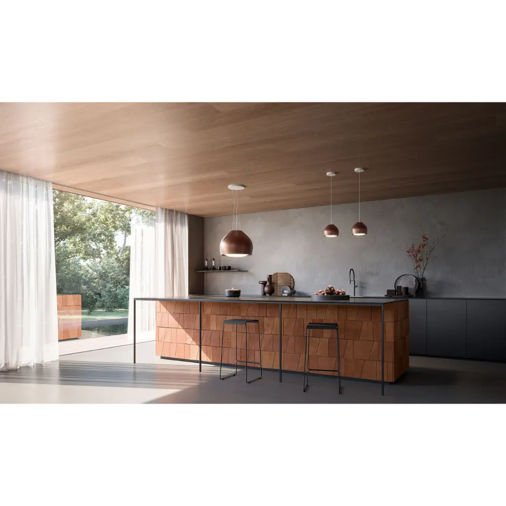 Exaustor Falmec Sophie - Ilha - 54 cm - Cobre desgastado - 600 m3/h - Image 4