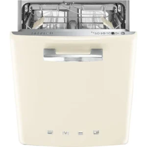 Máquina de Lavar Loiça Smeg STFABCR3 - Anni 50 - Encastre Total - Creme - Classe B
