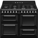 Fogão a Gás Smeg Smeg TR4110BL1 - Victoria, Preto, 110cm, Gás, A